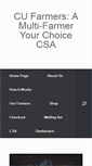 Mobile Screenshot of cufarmers.com
