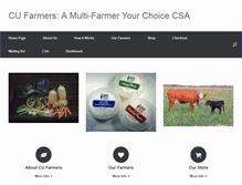 Tablet Screenshot of cufarmers.com